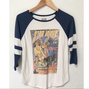 Star Wars 3/4 Length Sleeve Baseball Tee